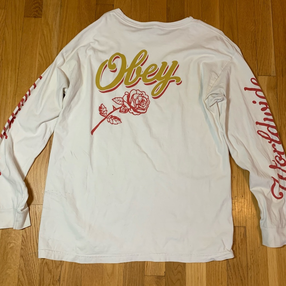 OBEY White Long Sleeve T-Shirt